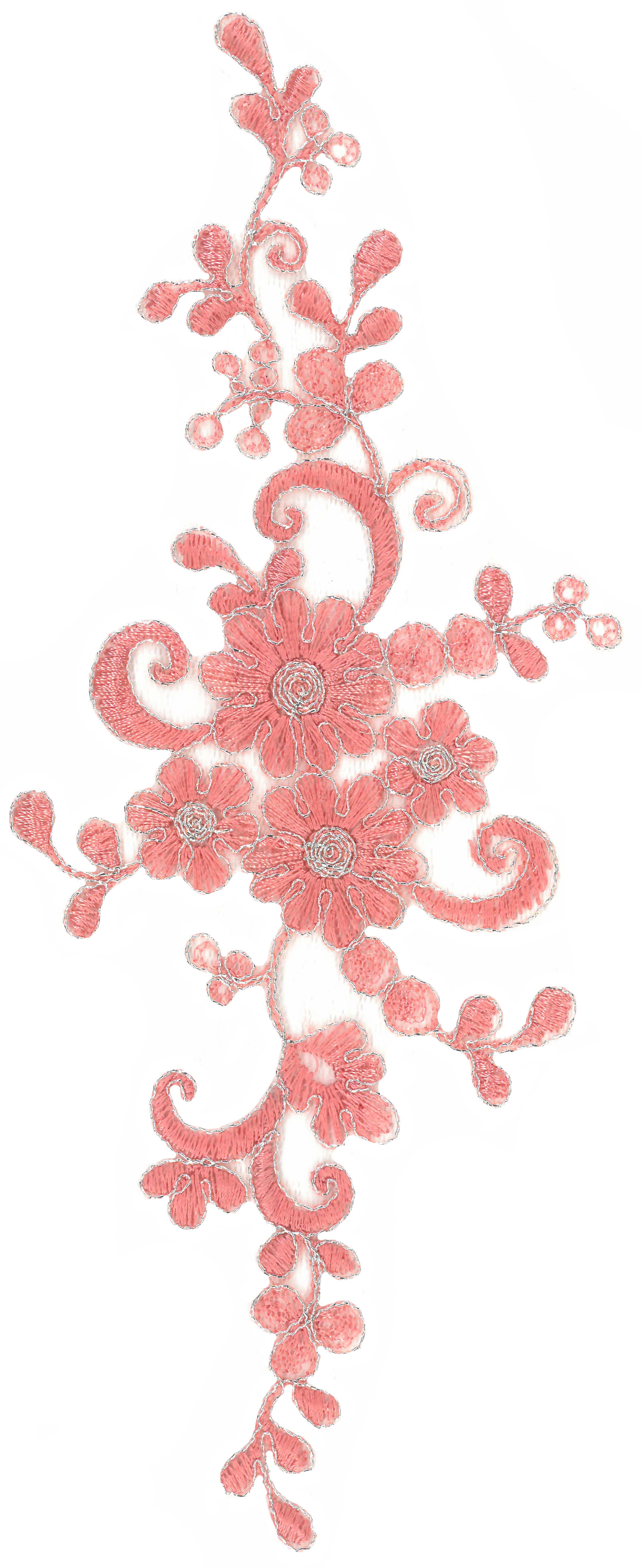 EMBROIDERED MOTIF - BLUSH